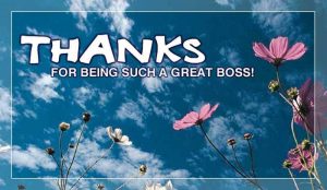 Thanksgiving Message To Boss