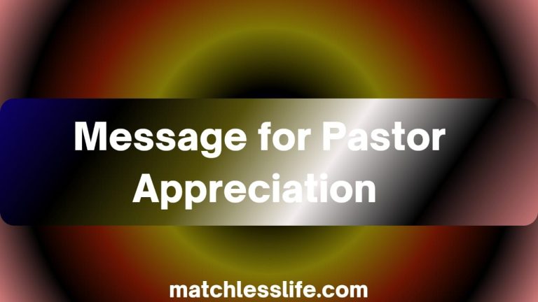 70 Samples of Thank You Message For Pastor Appreciation and His Wife