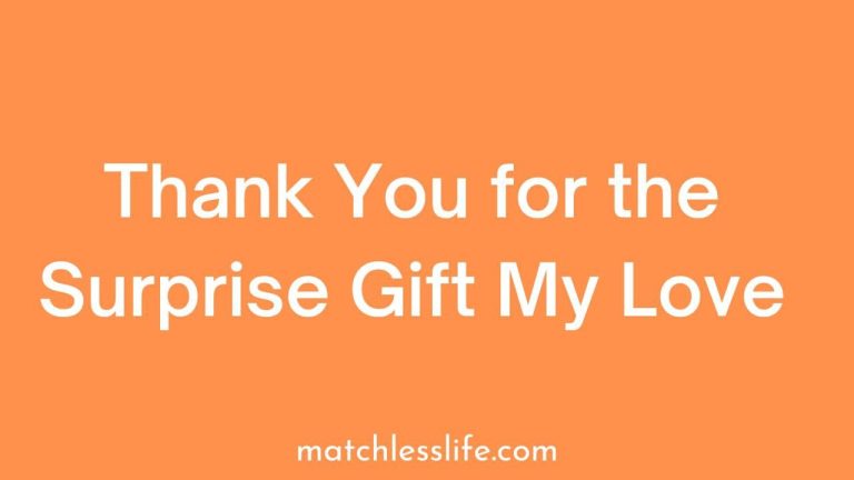 68 Unique Quotes and Messages to Say Thank You For The Surprise Gift My Love