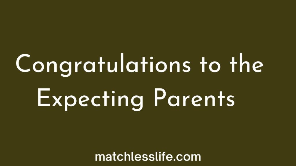 Congratulations Message to Expecting Parents