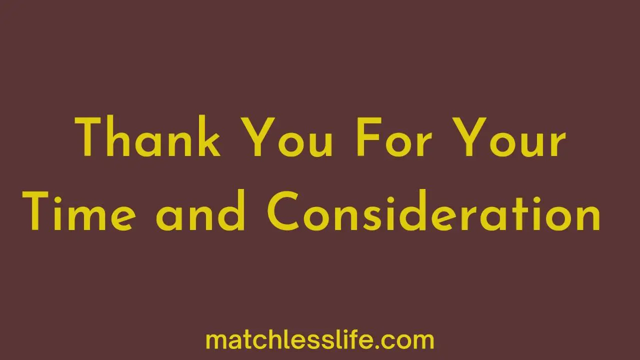How To Write A Thank You For Your Consideration Email 47 OFF