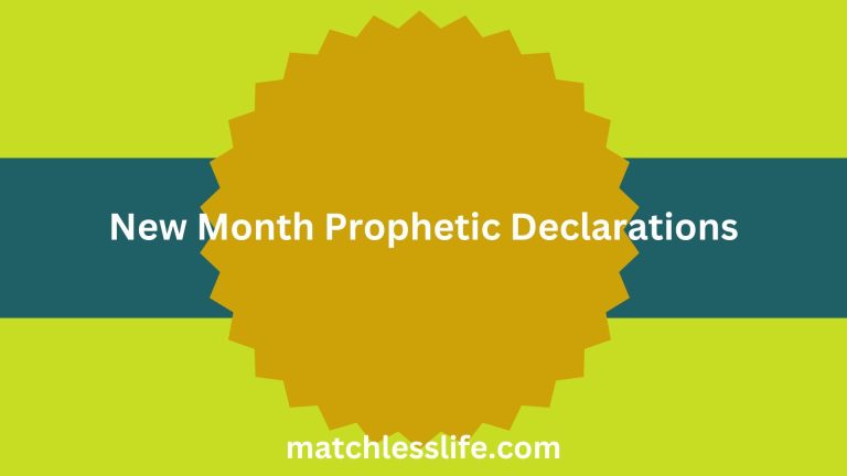 {September 2023} New Month Prophetic Declarations and Prayers with Bible Verses