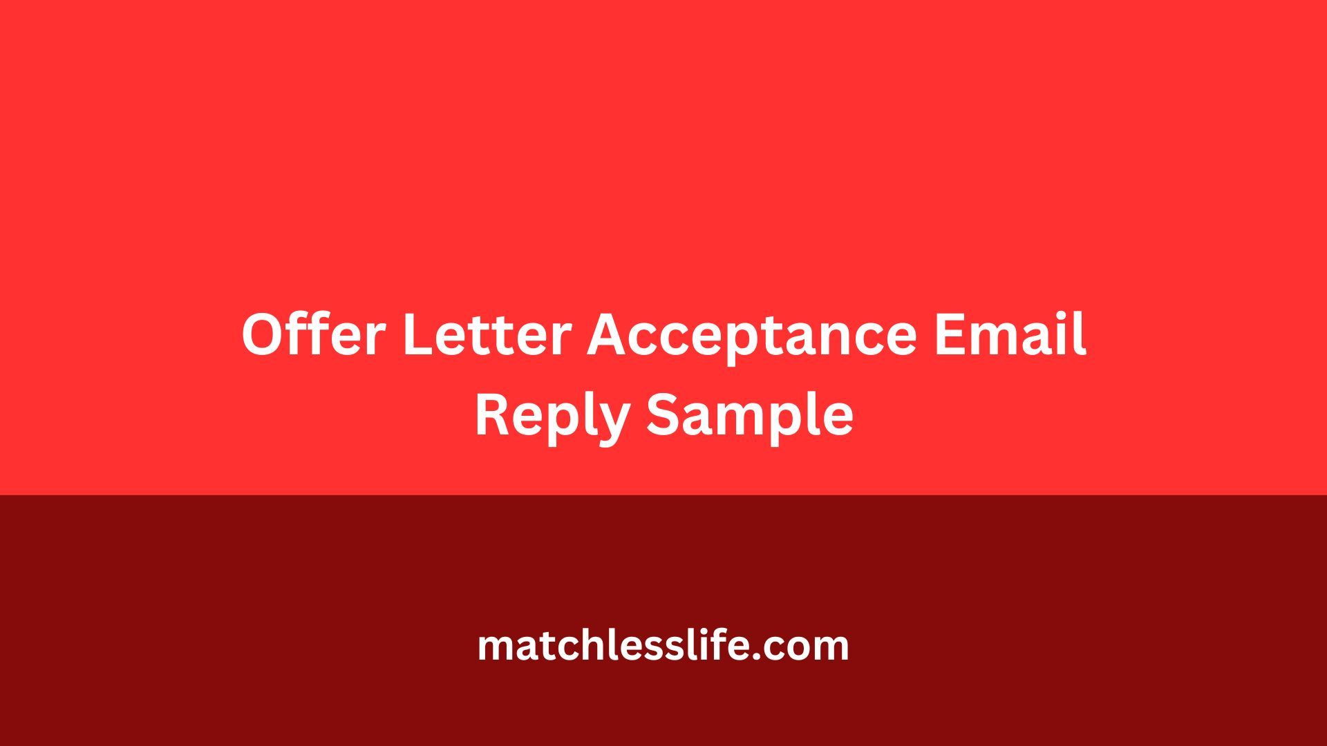 Offer Letter Acceptance Email Reply Sample