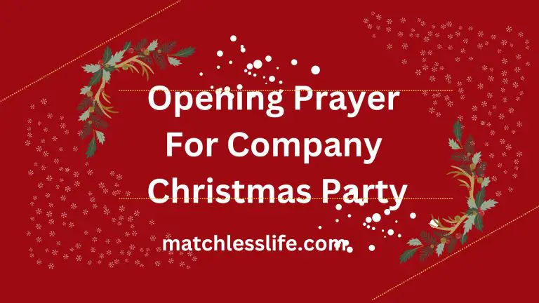 50 Thanksgiving and Opening Prayer For Company Christmas Party Celebration
